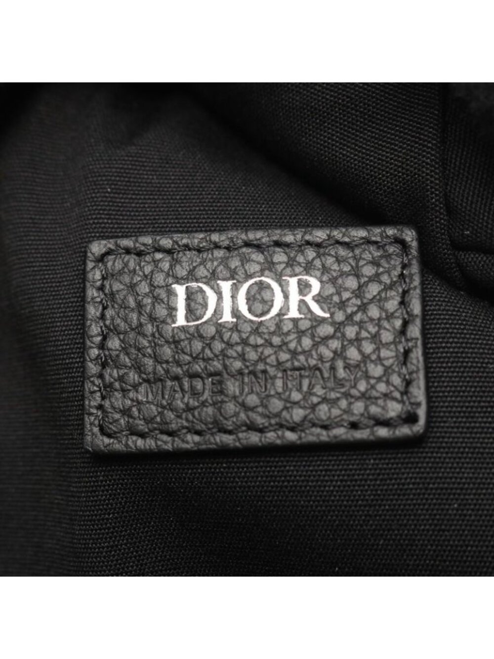 Dior Waist Bag Scarab Black Navy Canvas Leather Beige - Picture 4 of 7